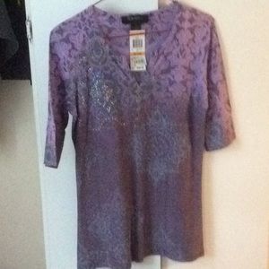 Pretty purple top with a few sequins